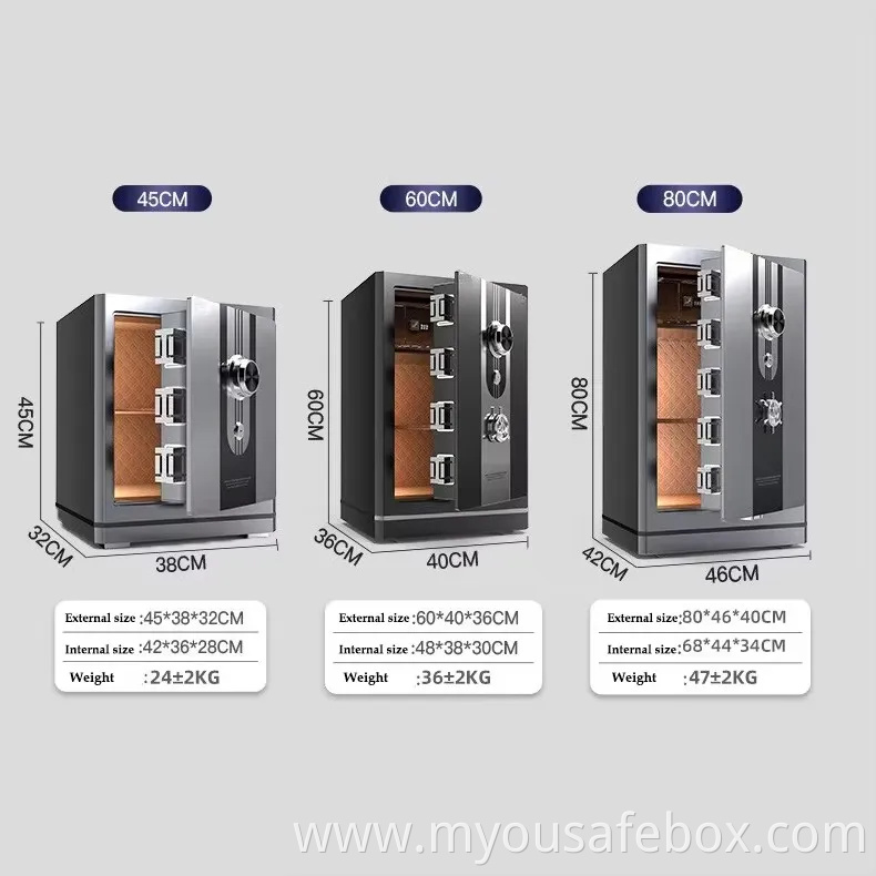 Hot Sale Elegant Steel Electronic Digital Lock Money Safe Box for Hotels and Offices Big Electronic Security Safe Box